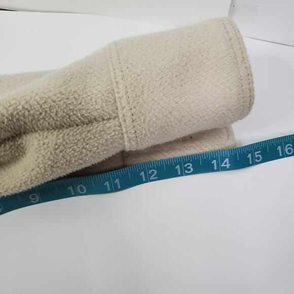 Banana Republic Cozy Twillon Oversized Medium Beige Shirt Shacket Beige - Picture 9 of 16